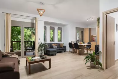 ModernPastel Apartment - Private Parking,Near the Old Port - Chania La Canea