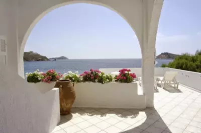 Villa Maria - Seashore Serenity Villa at Myrties Beach Kalymnos - Mirteai