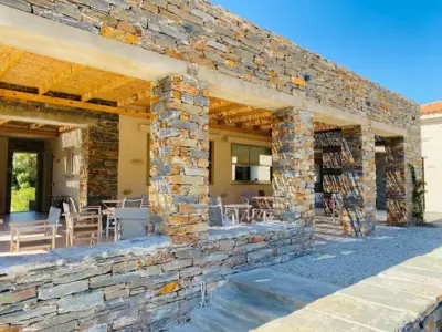 Vourkari Studio with full kitchen - Ioulida