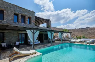 Villa Stoneflower with breathtaking sunsets - Koundouros
