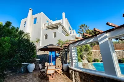 Mykonian apt at Kalo Livadi beach w amazing view - Kalafatis