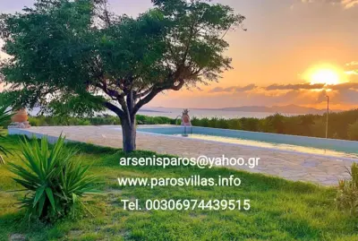 Villa Aphrodite · Elegant villa, sea views, designer renovation - Ambelas