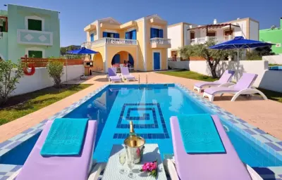 Luxury NissoVilla with Private Pool & Sea Views - Kolimbia
