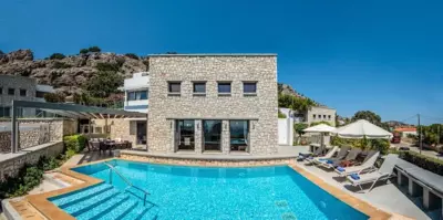 Villa CostaMare - enjoy lazy days on the private Pool-Jacuzzi - Pefkos