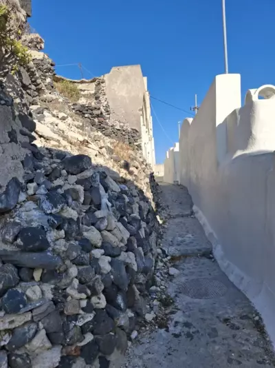 Imarkellis Pyrgos Cave and Belfry Charm Santorini - Pyrgos