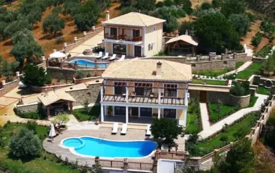 Luxury Villa Nefeli in Skiathos featuring an Exclusive Private Pool Oasis - Troulos