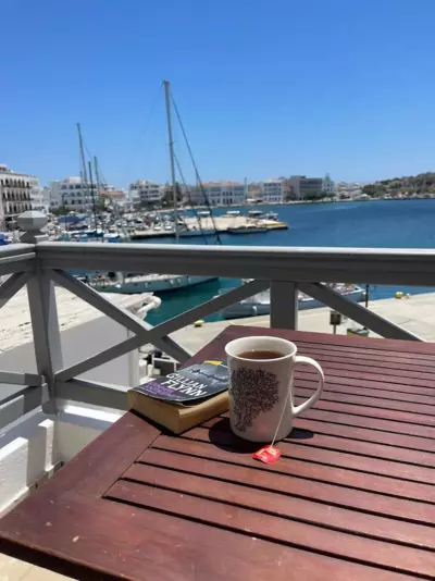 City Centre Tinos Studio with Old Port Sea View & Balcony - Tinos Città
